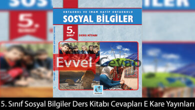 5. Sınıf Sosyal Bilgiler Ders Kitabı Cevapları E Yayınları