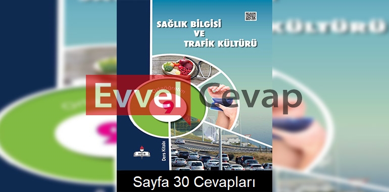 9. Sınıf Meb Yayınları Sağlık Bilgisi ve Trafik Kültürü Ders Kitabı Sayfa 30 Cevabı
