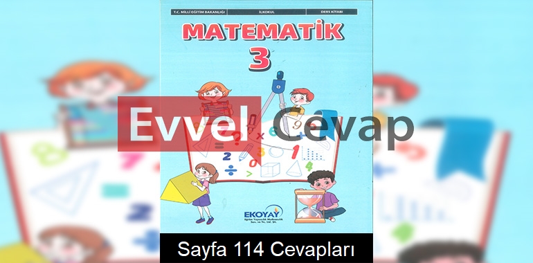 3. Sınıf Matematik Ders Kitabı Cevapları Ekoyay Yayınları Sayfa 114 