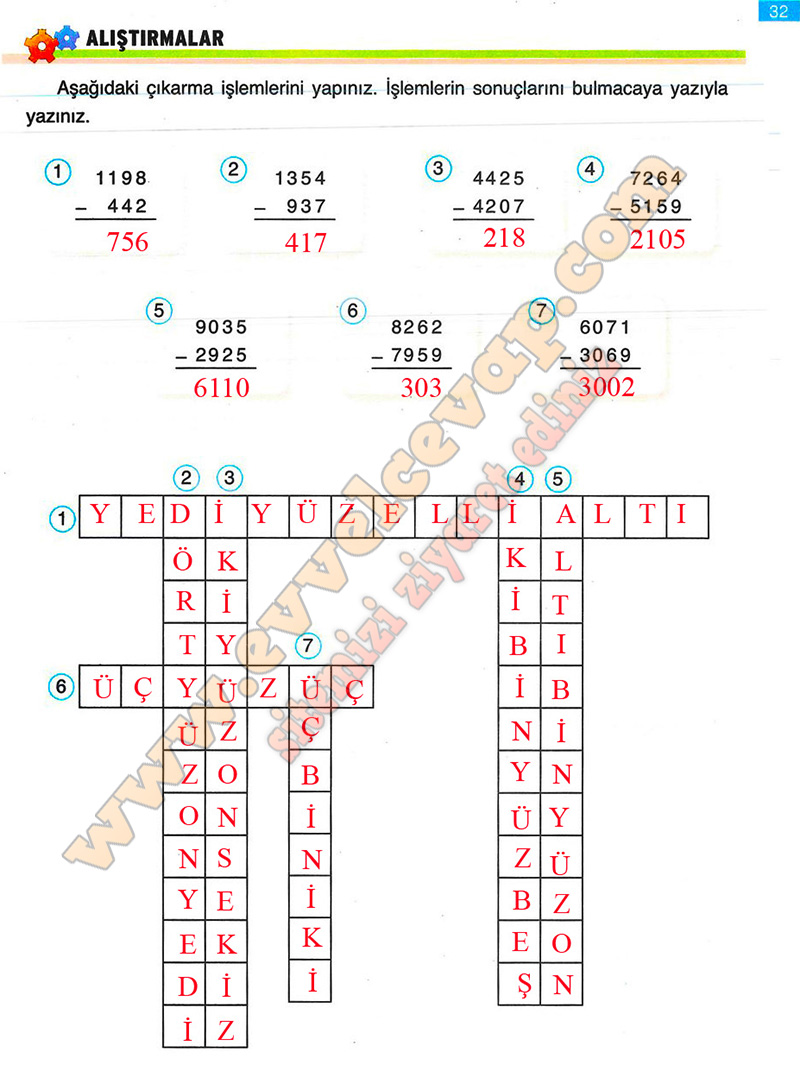 4 sınıf matematik kitabı cevapları ada matbaacılık