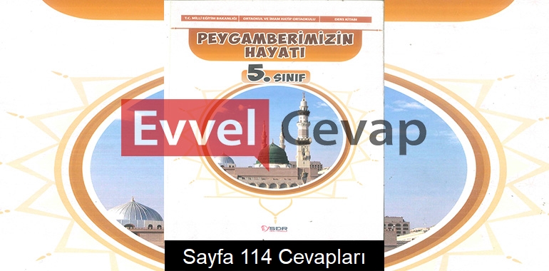 5. Sınıf Peygamberimizin Hayatı Ders Kitabı Cevapları SDR Dikey ...