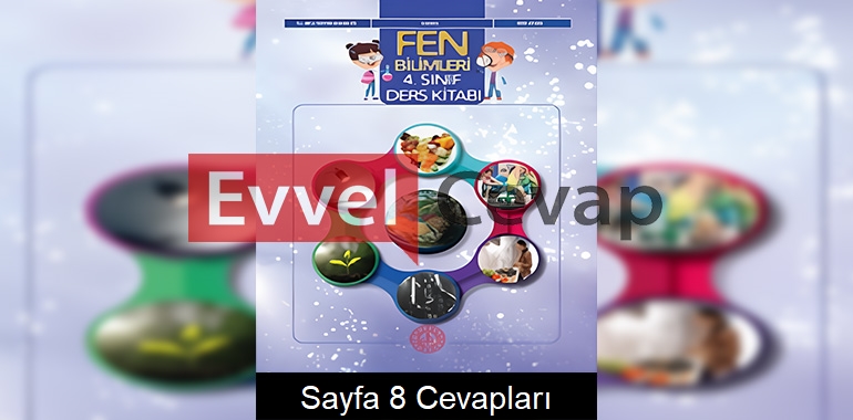 4. Sınıf Fen Bilimleri Ders Kitabı Cevapları Meb Yayınları Sayfa 8