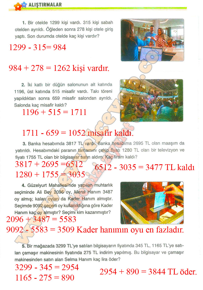 4 sınıf matematik kitabı sayfa 51 52