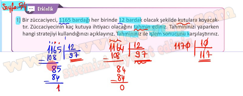 5. Sınıf Matematik Ders Kitabı Cevapları Meb Yayınları Sayfa 54