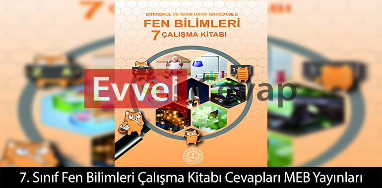 7. Sınıf Fen Bilimleri Çalışma Kitabı Cevapları Meb Yayınları