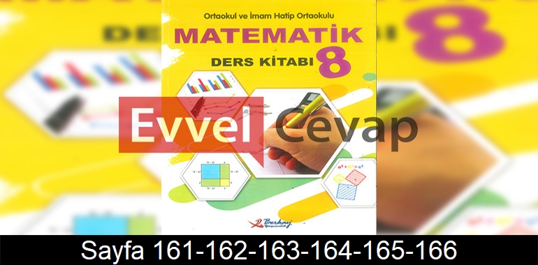 8. Sınıf Berkay Yayınları Matematik Ders Kitabı Cevapları Sayfa 161-162-163-164-165-166 