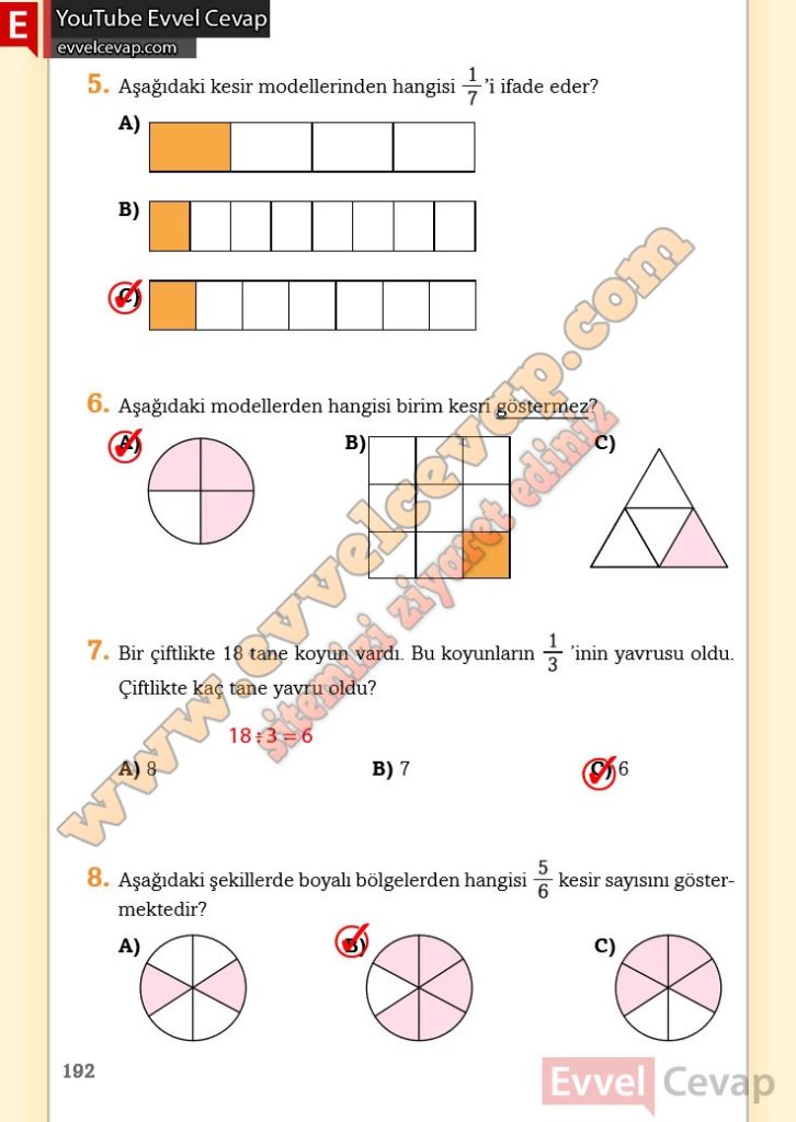 3 sınıf matematik ders kitabı ekoyay yayınları sayfa 119