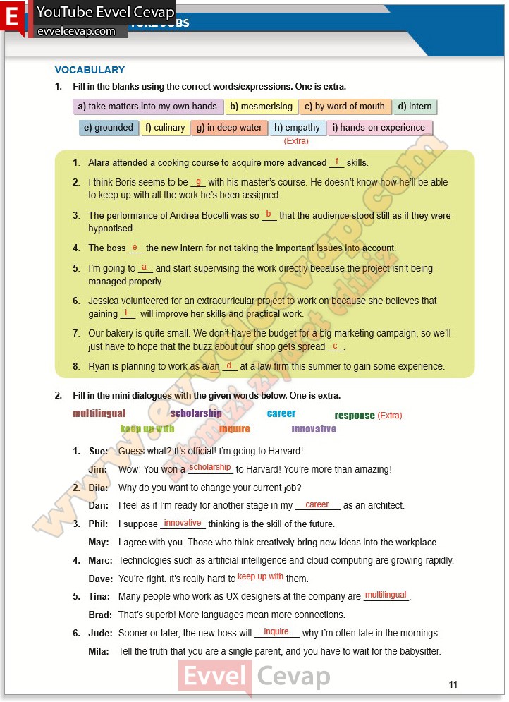 11-sinif-ingilizce-spice-up-calisma-kitabi-cevaplari-sayfa-11