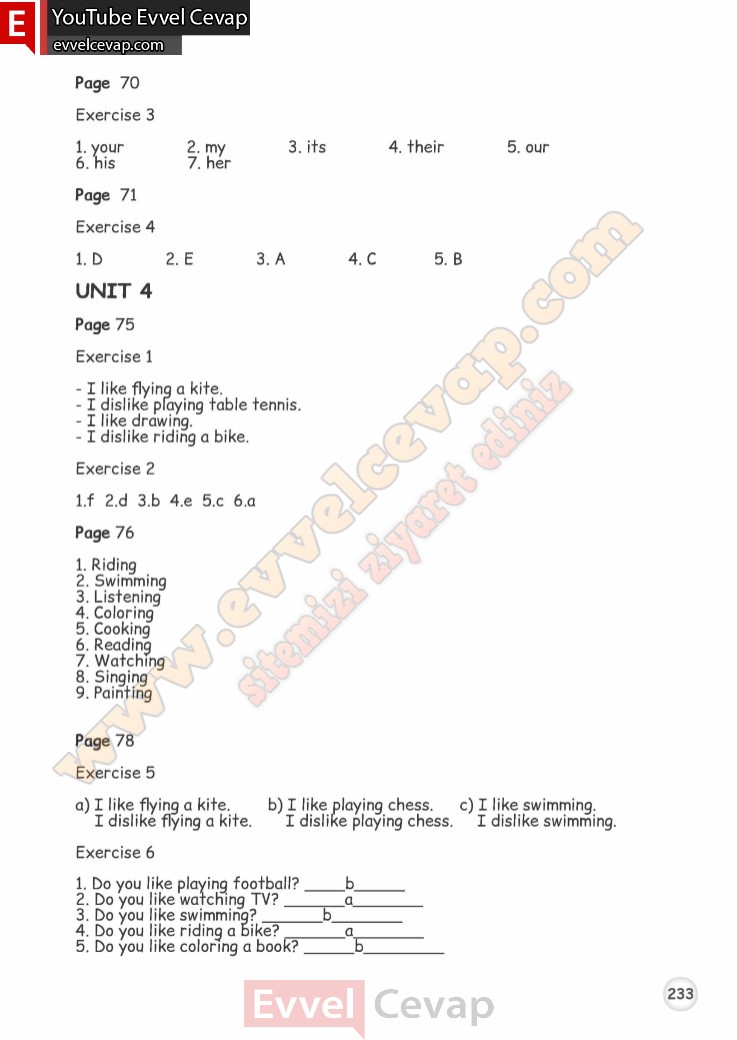 4-sinif-ingilizce-calisma-kitabi-cevaplari-meb-sayfa-233