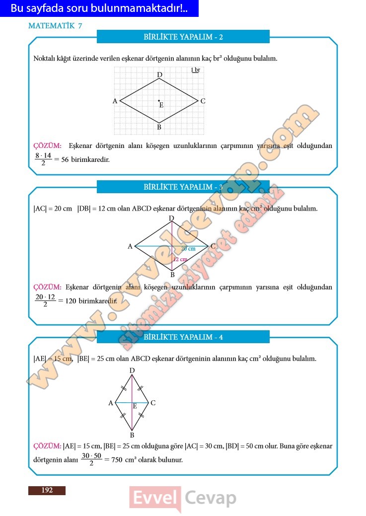 7-sinif-matematik-ders-kitabi-cevabi-meb-sayfa-192