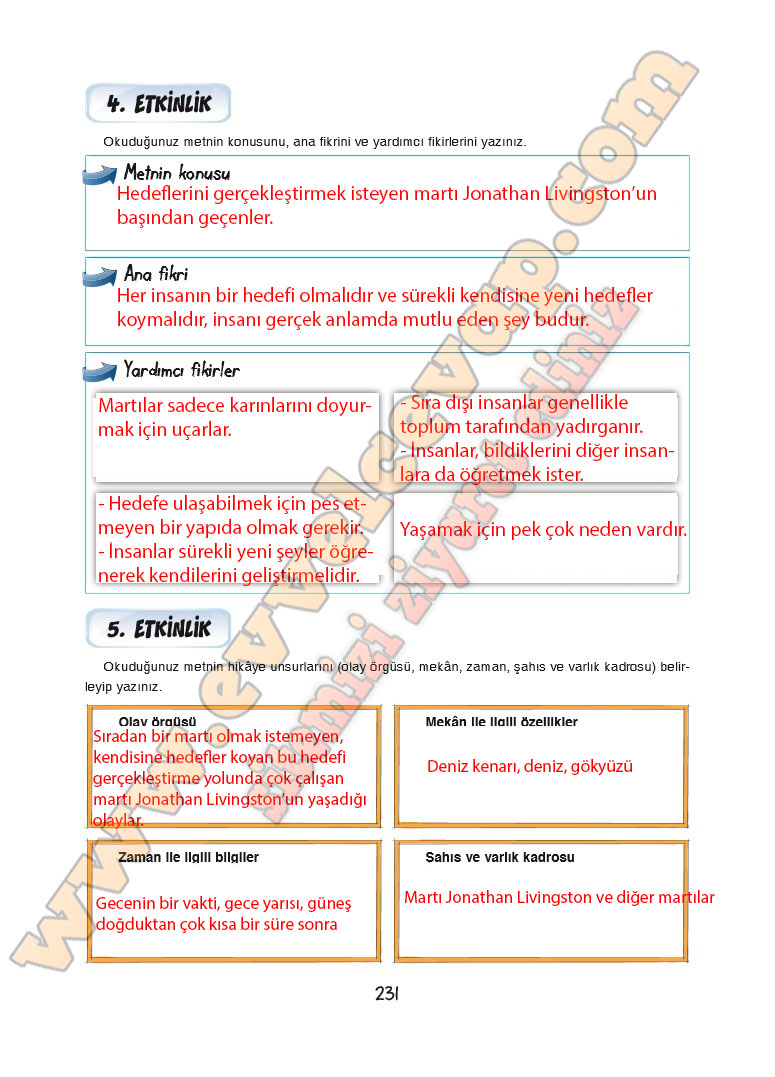 7-sinif-turkce-ders-kitabi-cevaplari-dortel-yayinlari-sayfa-231