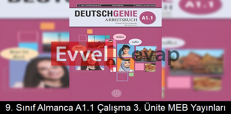 9. Sınıf Almanca A1.1 Çalışma Kitabı 3. Ünite Cevapları Meb Yayınları