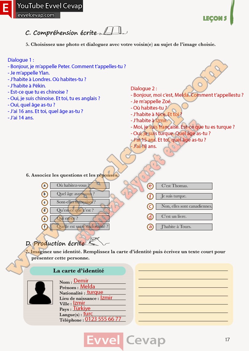 fransizca-a1-1-calisma-kitabi-cevabi-meb-yayinlari-sayfa-17