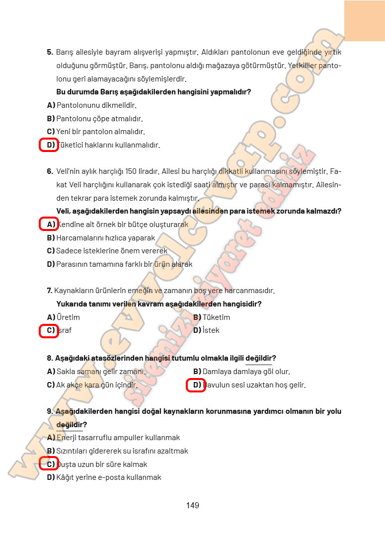 4-sinif-sosyal-bilgiler-ders-kitabi-cevabi-ferman-yayincilik-sayfa-149