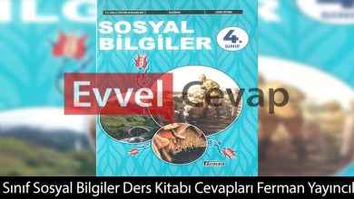 4. Sınıf Sosyal Bilgiler Ders Kitabı Cevapları Ferman Yayınları