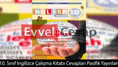 10. Sınıf İngilizce Çalışma Kitabı Cevapları Pasifik Yayınları