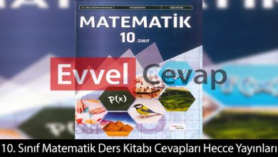 10. Sınıf Matematik Ders Kitabı Cevapları Hecce Yayınları