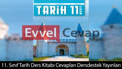 11. Sınıf Tarih Ders Kitabı Cevapları Dersdestek Yayınları