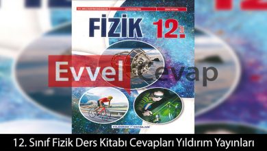 12. Sınıf Fizik Ders Kitabı Cevapları Yıldırım Yayınları