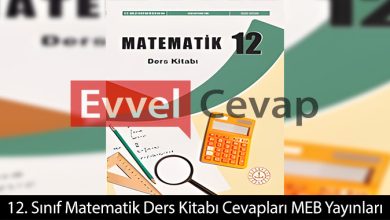 12. Sınıf Matematik Ders Kitabı Cevapları Meb