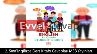 2. Sınıf İngilizce Ders Kitabı Cevapları Meb Yayınları