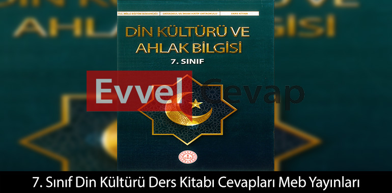 7. Sınıf Din Kültürü Ders Kitabı Cevapları Meb Yayınları