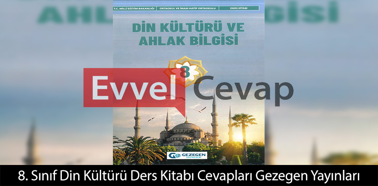 8. Sınıf Din Kültürü Ders Kitabı Cevapları Gezegen Yayınları 