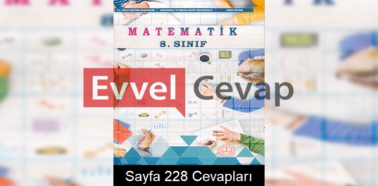 8. Sınıf Matematik Ders Kitabı Cevapları Meb Yayınları Sayfa 228