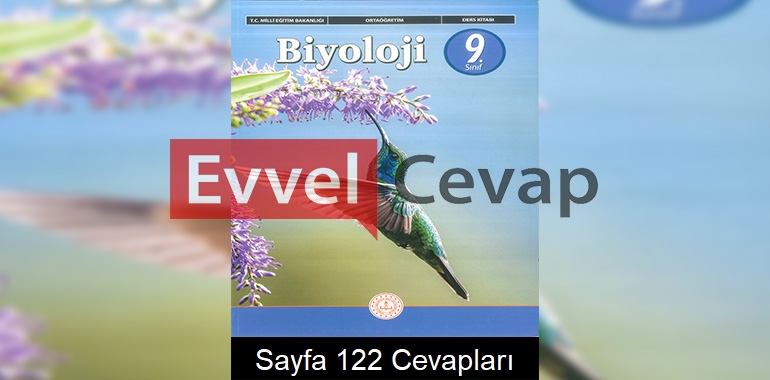 9. Sınıf Biyoloji Ders Kitabı Cevapları Meb Yayınları Sayfa 122 