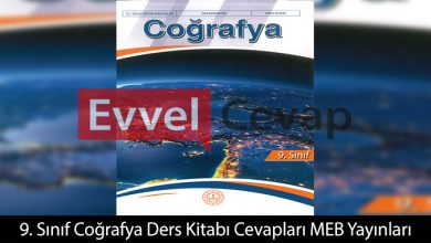 9. Sınıf Coğrafya Ders Kitabı Cevapları Meb Yayınları