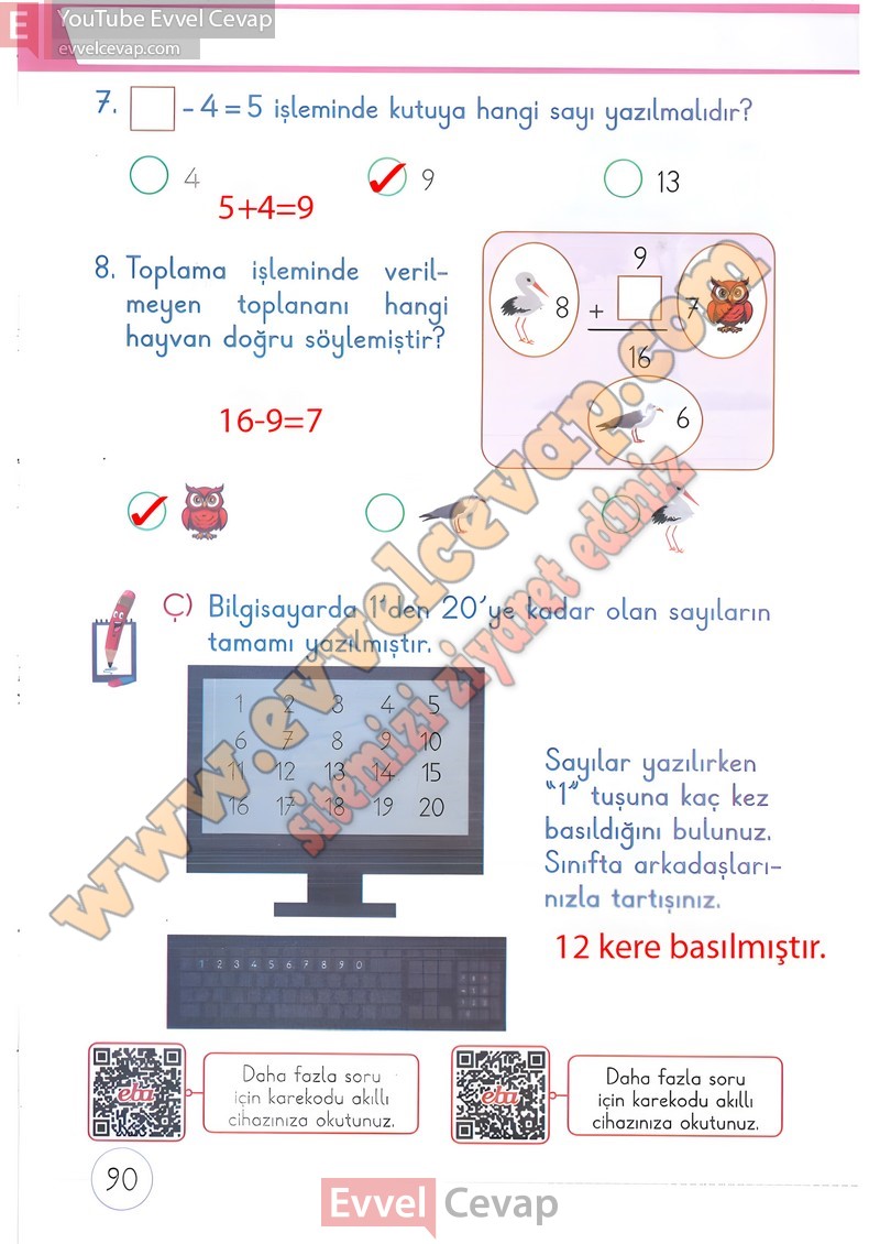 1-sinif-matematik-ders-kitabi-cevaplari-meb-2-kitap-sayfa-90