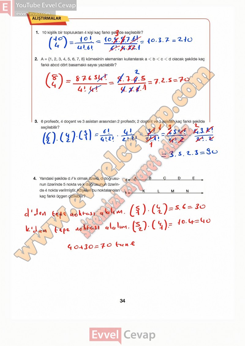 10 sınıf matematik hecce yayıncılık cevapları 34