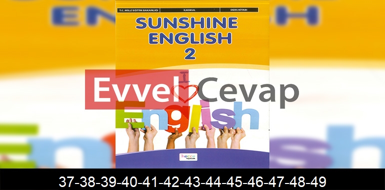2. Sınıf Hecce Yayıncılık İngilizce Ders Kitabı Cevapları Sayfa 37-38-39-40-41-42-43-44-45-46-47-48-49