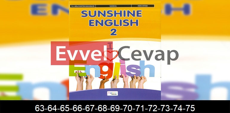 2. Sınıf Hecce Yayıncılık İngilizce Ders Kitabı Cevapları Sayfa 63-64-65-66-67-68-69-70-71-72-73-74-75
