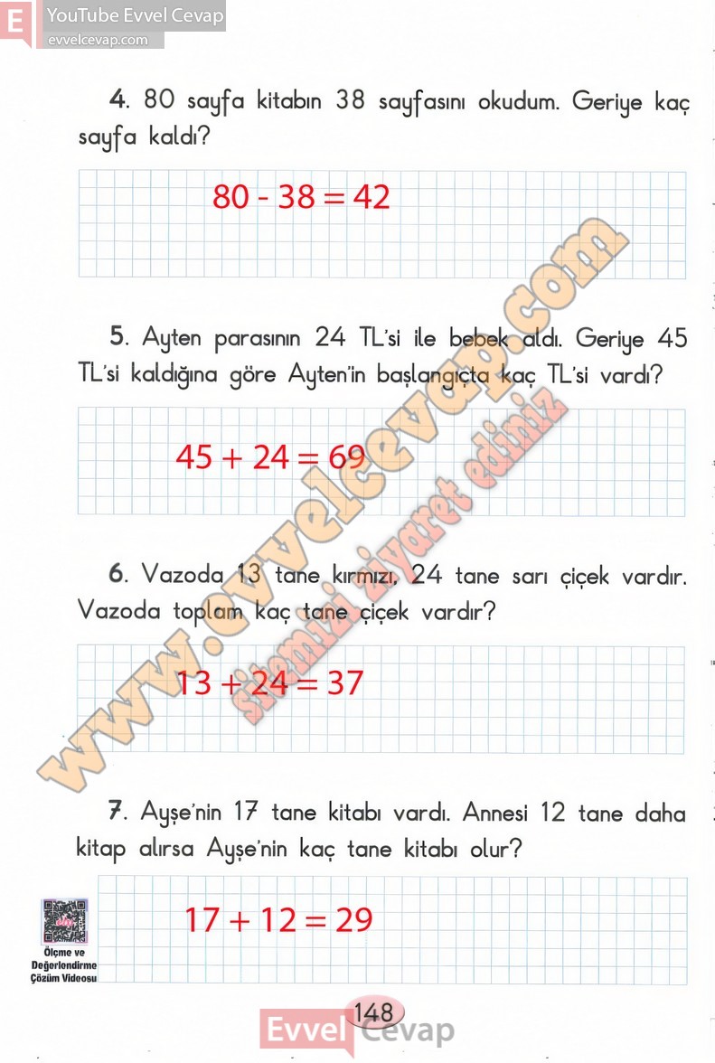 2-sinif-matematik-ders-kitabi-cevaplari-anka-sayfa-148