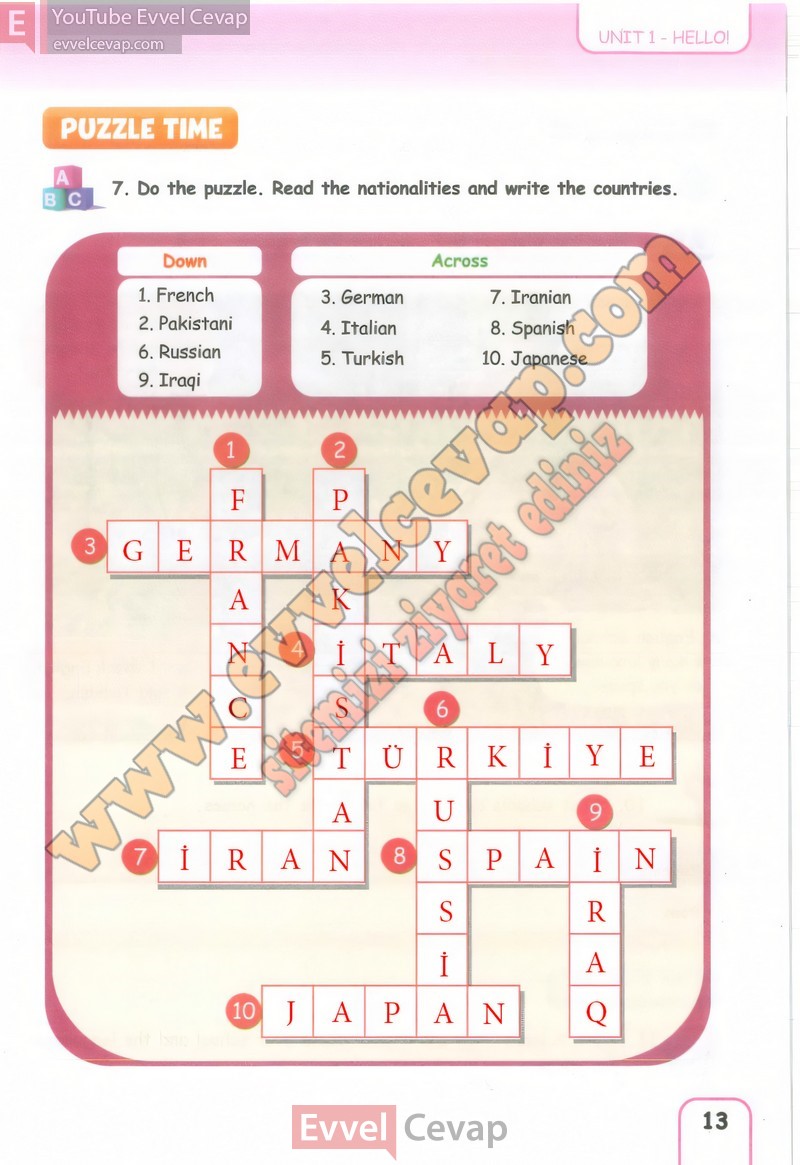 5 sınıf english ders kitabı cevapları pasifik yayınları