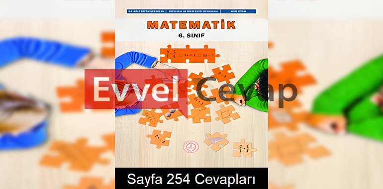 6. Sınıf Matematik Ders Kitabı Cevapları Meb Yayınları Sayfa 254 