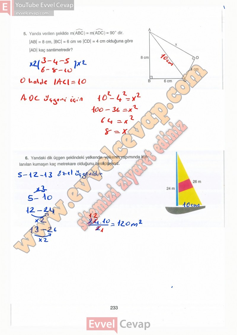 8-sinif-matematik-ders-kitabi-cevaplari-ada-sayfa-233