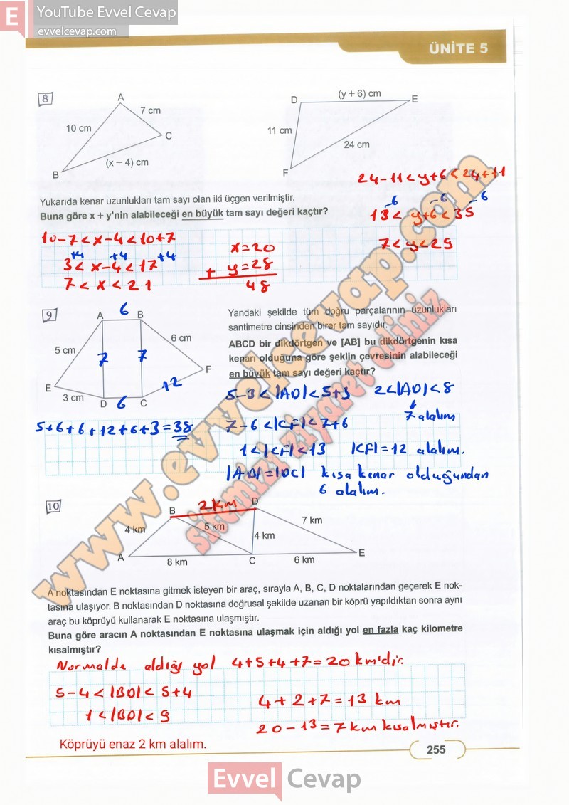 8-sinif-matematik-ders-kitabi-cevaplari-meb-sayfa-255