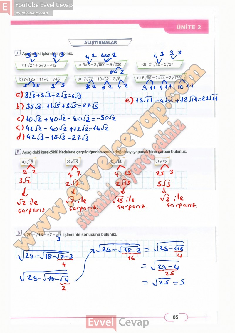 8-sinif-matematik-ders-kitabi-cevaplari-meb-sayfa-85