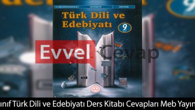 9. Sınıf Edebiyat Ders Kitabı Cevapları Meb Yayınları