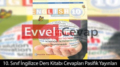 10. Sınıf Pasifik Yayınları İngilizce Ders Kitabı Cevapları