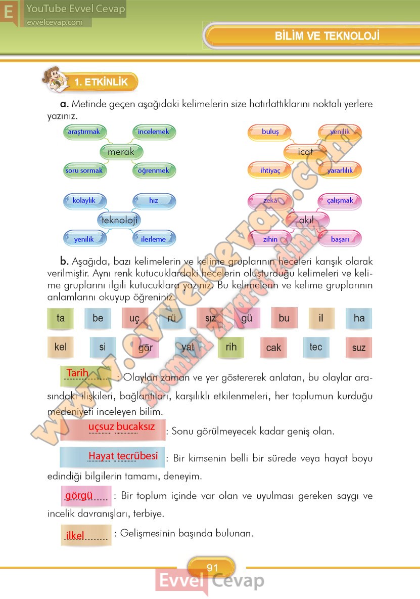 3-sinif-turkce-ders-kitabi-cevaplari-ilke-yayinlari-sayfa-91