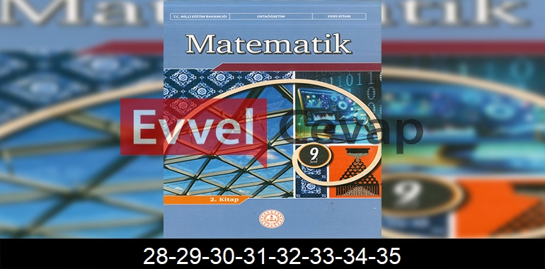 9. Sınıf Matematik Ders Kitabı Cevapları Sayfa 28-29-30-31-32-33-34-35