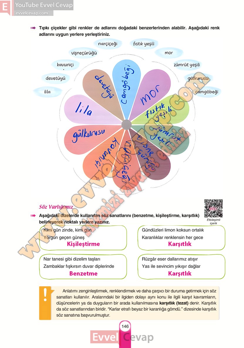 6-sinif-turkce-ders-kitabi-cevaplari-yildirim-yayinlari-sayfa-146