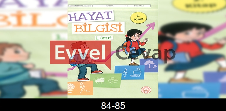 1. Sınıf Hayat Bilgisi 2. Kitap Cevapları Sayfa 84-85