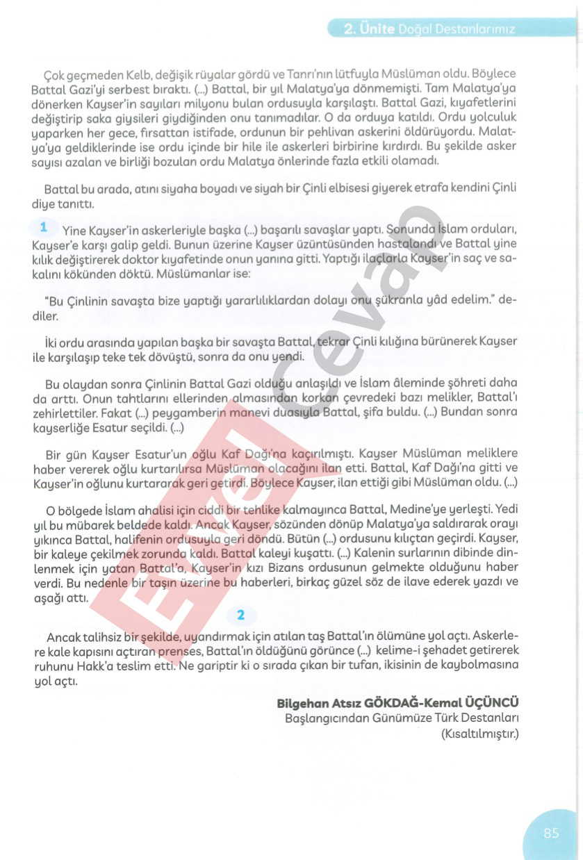 masal-ve-destanlarimiz-2-kitap-cevaplari-sayfa-85